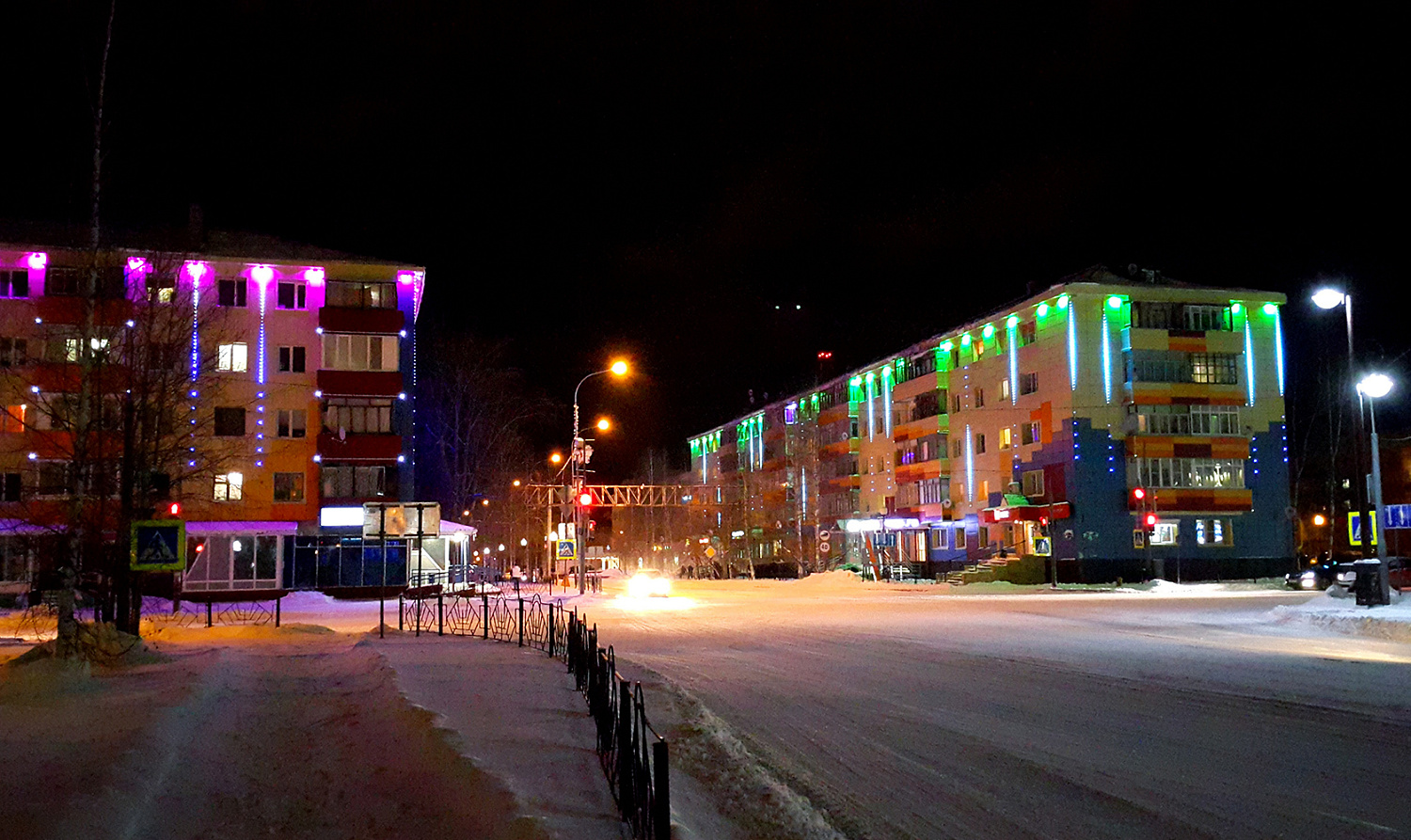 Реализация концепции архитектурного освещения города Белоярский
