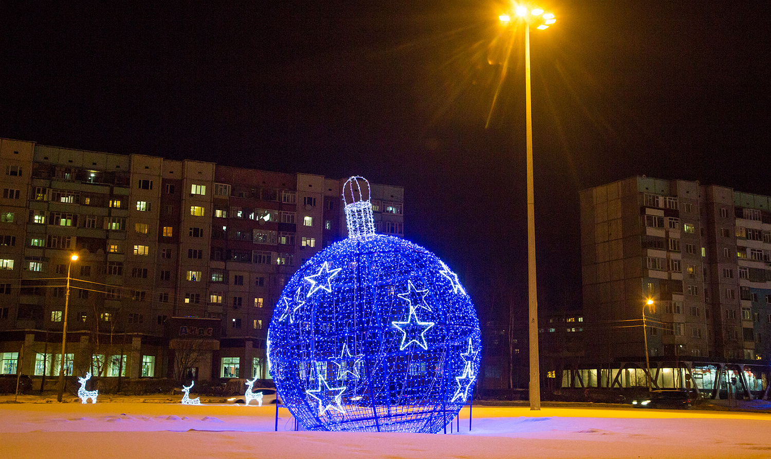 Праздничное оформление города Сургут