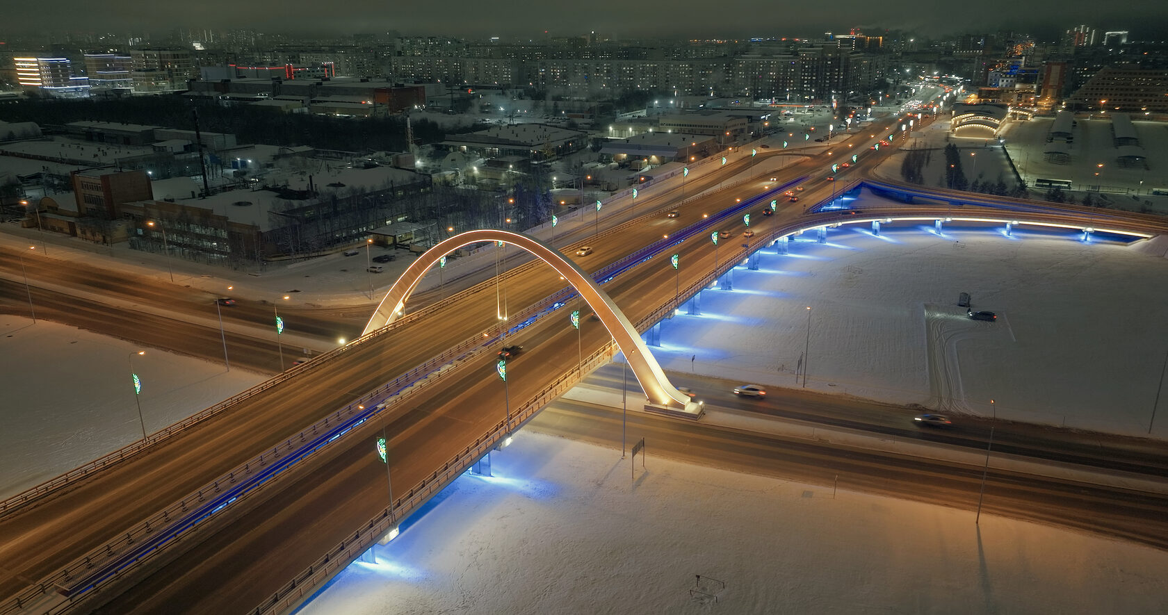 Архитектурное освещение мостов и транспортных развязок: современные решения и технологии